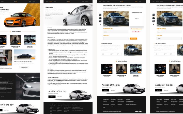 CarBid screen design